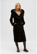 Sheepskin Coat Mila Nova D-185 black