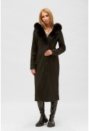 Sheepskin Coat Mila Nova D-185 black