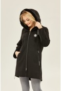 Winter Sheepskin Coat Mila Nova D-153 black