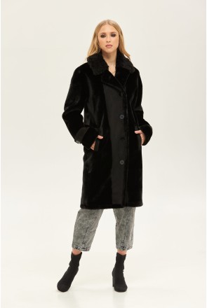 Winter Sheepskin Coat Mila Nova D-155