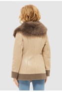 Winter Sheepskin Coat Mila Nova D-34 beige