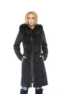 Winter Sheepskin Coat Mila Nova D-71 black