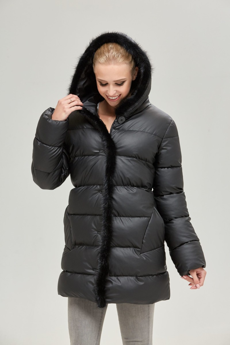 Winter down Jacket Mila Nova K-10 black