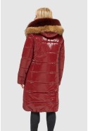 Winter down Jacket Mila Nova K-106 Bordeaux