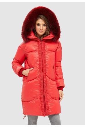 Winter down Jacket Mila Nova K-117 red