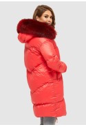 Winter down Jacket Mila Nova K-117 red