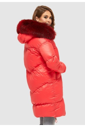 Winter down Jacket Mila Nova K-117 red