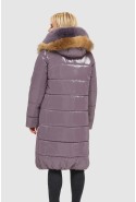 Winter down Jacket Mila Nova K-106 lilac