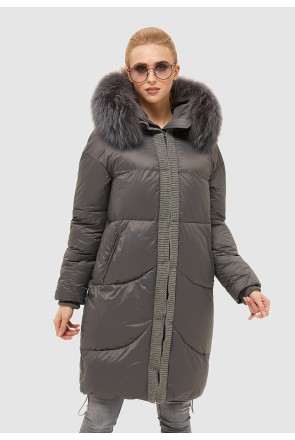 Winter down Jacket Mila Nova K-117 grey