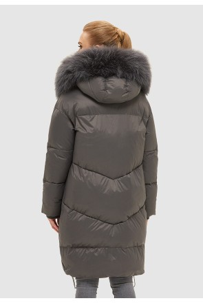 Winter down Jacket Mila Nova K-117 grey