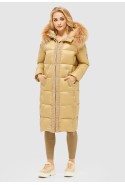 Winter down Jacket Mila Nova K-119 beige