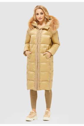 Winter down Jacket Mila Nova K-119 beige