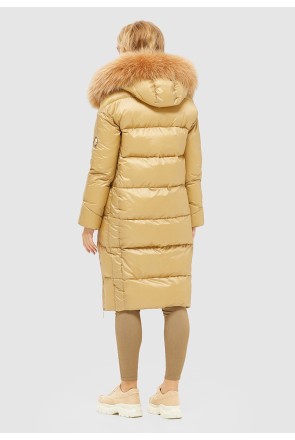 Winter down Jacket Mila Nova K-119 beige