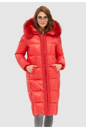 Winter down Jacket Mila Nova K-119 red