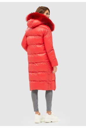 Winter down Jacket Mila Nova K-119 red