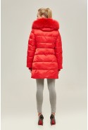 Winter down Jacket Mila Nova K-87 red