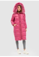 Winter down Jacket Mila Nova K-119 raspberry