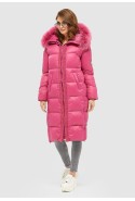 Winter down Jacket Mila Nova K-119 raspberry