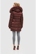 Winter down Jacket Mila Nova K-87 Bordeaux