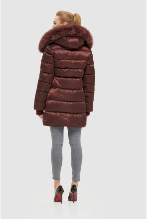 Winter down Jacket Mila Nova K-87 Bordeaux