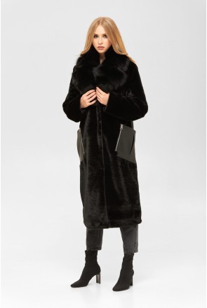 Winter Coat Mila Nova PV-193 black