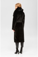 Winter Fur Coat Mila Nova PV-192 black