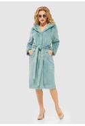 Winter Fur Coat Mila Nova PV-114 turquoise