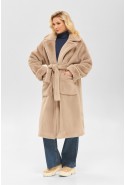 Winter Fur Coat Mila Nova PV-233 beige