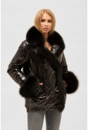 Jacket Mila Nova K-160 lacquer black