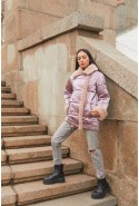 Winter Jacket Mila Nova K-160,1 pink