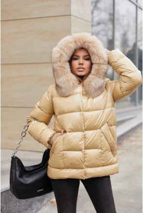 Jacket Mila Nova K-229 lacquer beige