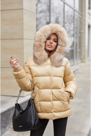 Jacket Mila Nova K-229 lacquer beige