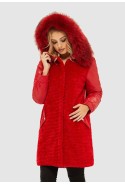 Winter Jacket Mila Nova K-101 red