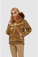 Winter Jacket Mila Nova K-104 gold