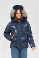 Winter Jacket Mila Nova K-104 blue