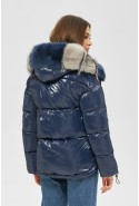 Winter Jacket Mila Nova K-104 blue