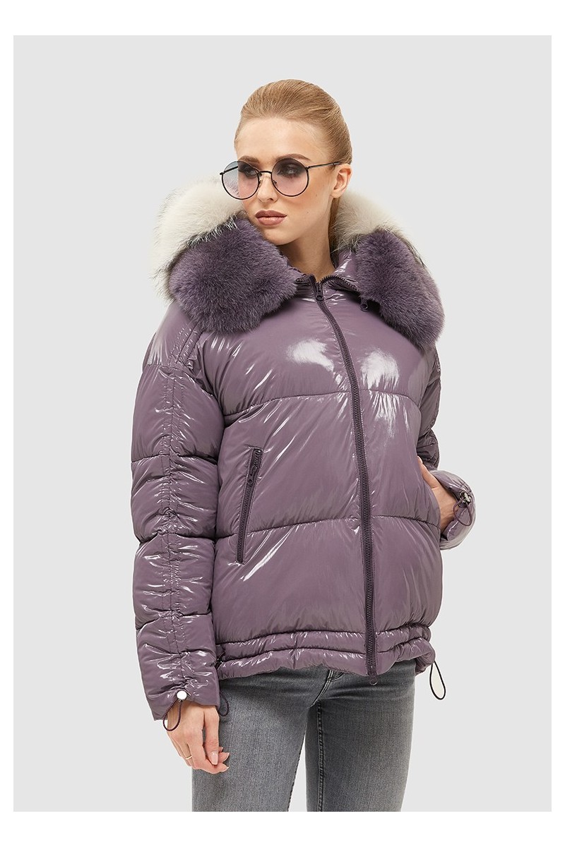 Winter Jacket Mila Nova K-104 lilac