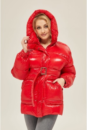 Winter Jacket Mila Nova K-127 red