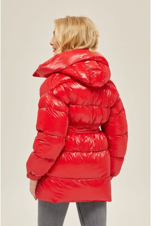 Winter Jacket Mila Nova K-127 red