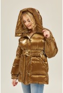 Winter Jacket Mila Nova K-127 gold