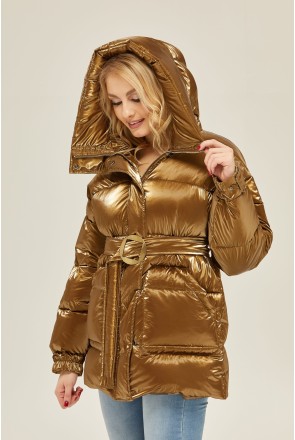 Winter Jacket Mila Nova K-127 gold