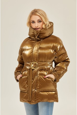 Winter Jacket Mila Nova K-127 gold