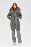 Winter Jacket Mila Nova K-170 grey