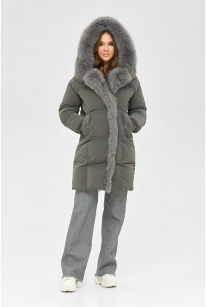 Winter Jacket Mila Nova K-170 grey