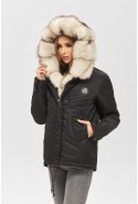 Winter Jacket Mila Nova K-176 black