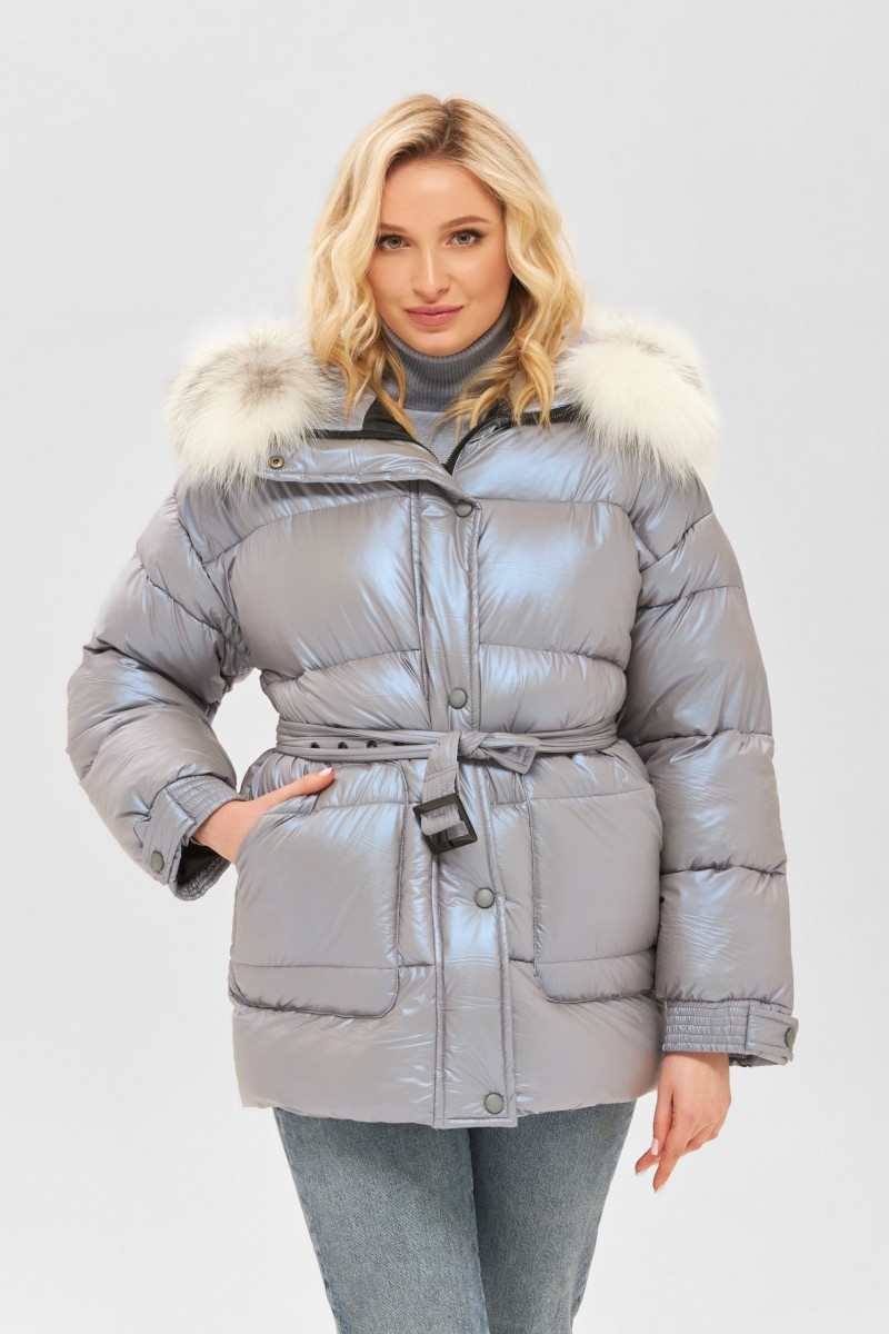 Winter Jacket Mila Nova K-183 blue