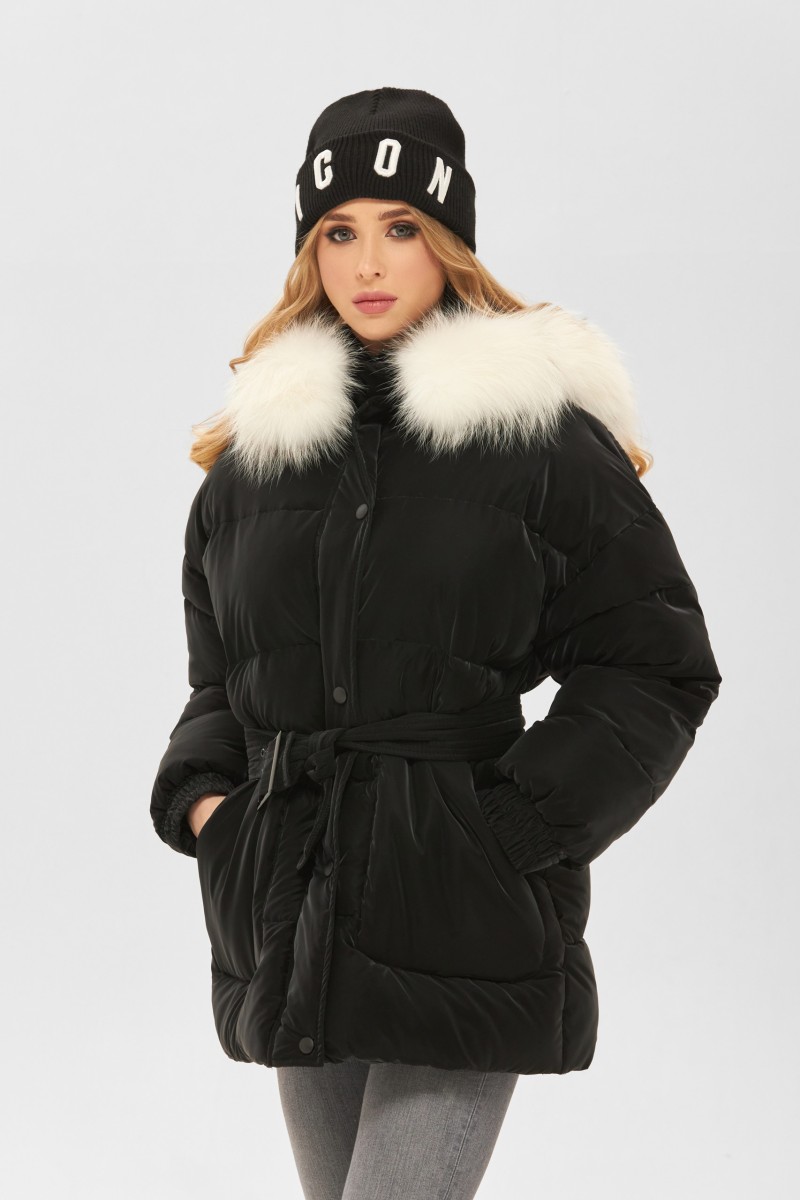 Winter Jacket Mila Nova K-183 black