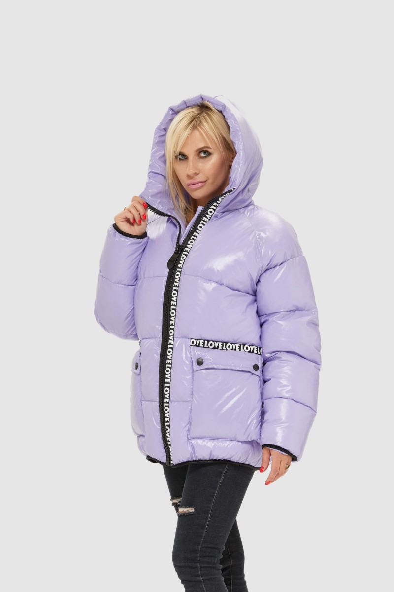 Winter Jacket Mila Nova K-97 lilac