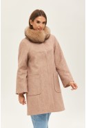 Demi-season Coat Mila Nova PV-198 beige