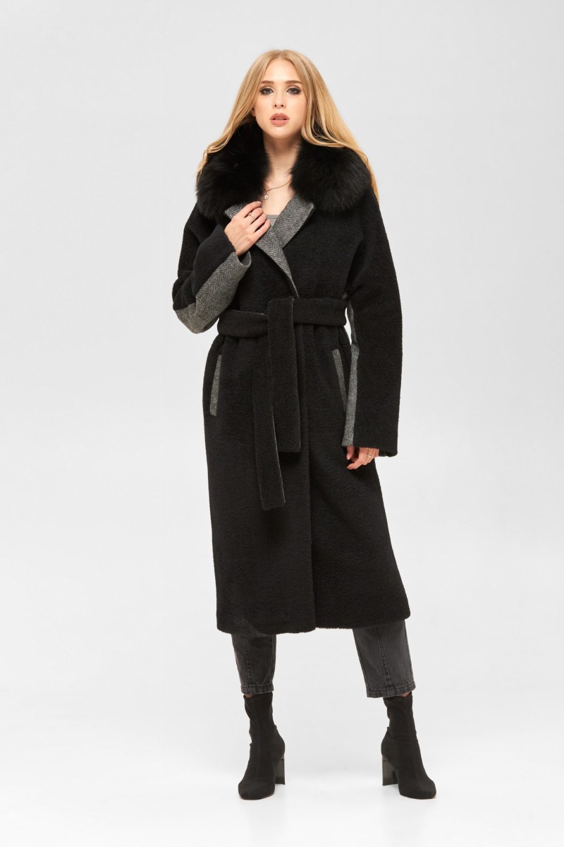 Demi-season Coat Mila Nova PV-185 m black